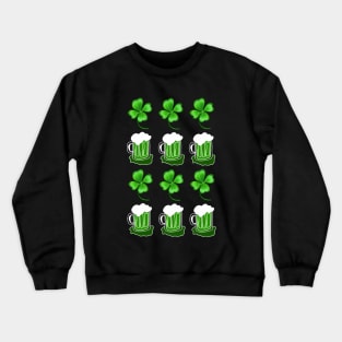 IRISH and GARGLE Pattern Crewneck Sweatshirt